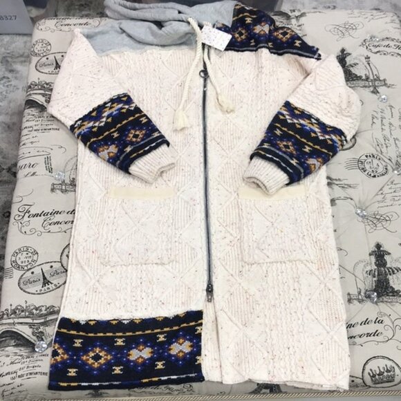 Free People Capture the Moment Long Hooded Cardigan - Picture 4 of 10